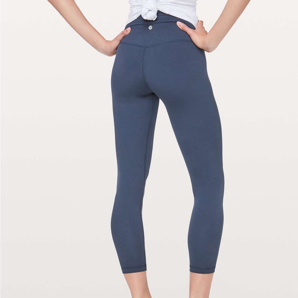 Lululemon Athletica Blue High-Waisted Leggings